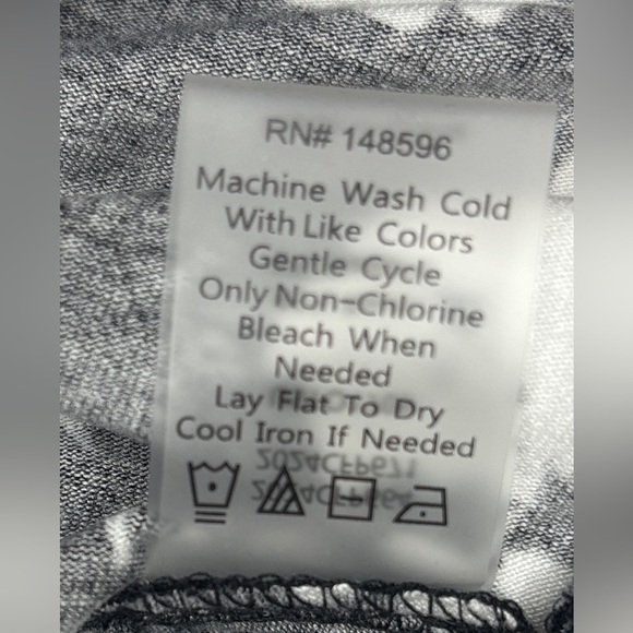 🖤 UNIVERSAL STANDARD Floral Long Sleeve Blouse – Black/White - Picture 8 of 9